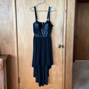 Asymmetrical Black Dress